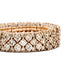 18kt rose gold diamond stretch ring